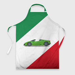 Фартук кулинарный Lamborghini Италия, цвет: 3D-принт