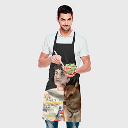 Фартук кулинарный Бульвар Депо с пёсиком, цвет: 3D-принт — фото 2