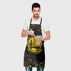 Фартук кулинарный GOLDEN STATE WARRIORS? , БРЫЗГИ КРАСОК, цвет: 3D-принт — фото 2