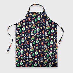 Фартук кулинарный Christmas Holiday, цвет: 3D-принт