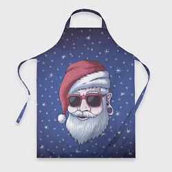 Фартук кулинарный САНТА ХИПСТЕР SANTA HIPSTER, цвет: 3D-принт