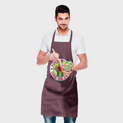 Фартук кулинарный Лого фирмы троицы, цвет: 3D-принт — фото 2