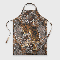 Фартук кулинарный Тигр в засаде, цвет: 3D-принт
