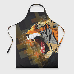 Фартук кулинарный Тигр в гневе, цвет: 3D-принт