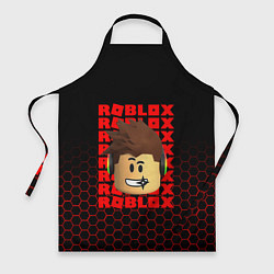 Фартук кулинарный ROBLOX LEGO FACE УЗОР СОТЫ, цвет: 3D-принт