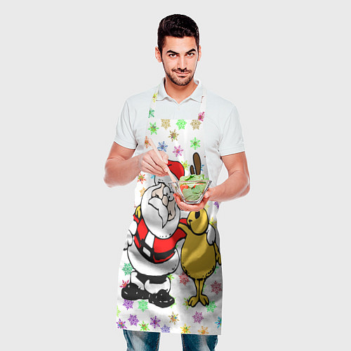 Фартук Счастливого всем Рождества / 3D-принт – фото 2