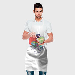 Фартук кулинарный Жук-калоед из серия Жуки Кубани, цвет: 3D-принт — фото 2