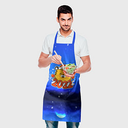 Фартук кулинарный Год тигра 2022 Ночной закат, цвет: 3D-принт — фото 2