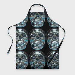 Фартук кулинарный Skulls pattern 2028, цвет: 3D-принт