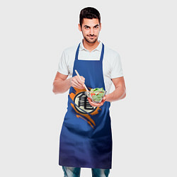 Фартук кулинарный Рваный логотип Гоку Dragon Ball, цвет: 3D-принт — фото 2