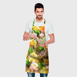 Фартук кулинарный Весь в оливье, цвет: 3D-принт — фото 2