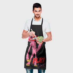 Фартук кулинарный Розовый Хагги Poppy Playtime, цвет: 3D-принт — фото 2