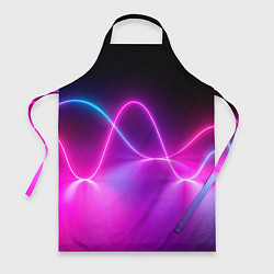 Фартук кулинарный Лучи света pink theme, цвет: 3D-принт