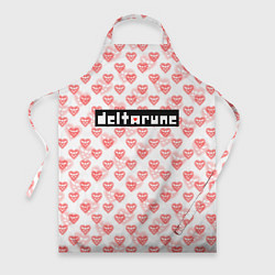 Фартук кулинарный DELTARUNE PATTERN LOGO, цвет: 3D-принт