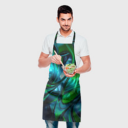Фартук кулинарный Изумрудное настроение, цвет: 3D-принт — фото 2