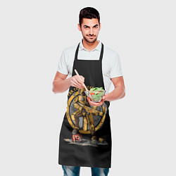 Фартук кулинарный Боевой робот Империума, цвет: 3D-принт — фото 2