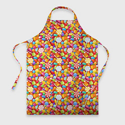Фартук кулинарный Конфеты и Леденцы, цвет: 3D-принт