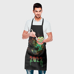 Фартук кулинарный Тигр 2022, цвет: 3D-принт — фото 2