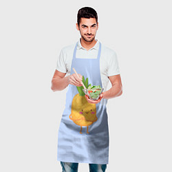 Фартук кулинарный Любовь ананаса, цвет: 3D-принт — фото 2