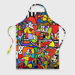 Фартук Romero Britto - love collage