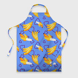 Фартук кулинарный Спелые бананы, цвет: 3D-принт