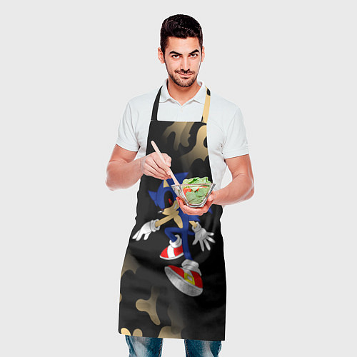 Фартук SONIC EXE Камуфляж / 3D-принт – фото 2