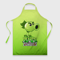 Фартук кулинарный Plants vs Zombies - Горохострел, цвет: 3D-принт
