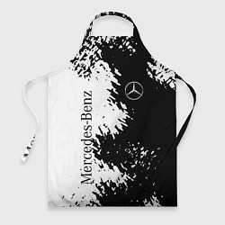 Фартук кулинарный Mercedes-Benz: Black & White, цвет: 3D-принт