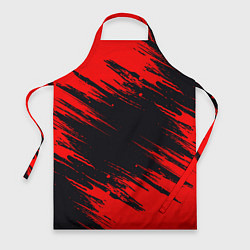 Фартук кулинарный Красная краска брызги, цвет: 3D-принт