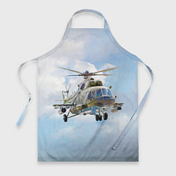 Фартук кулинарный Многоцелевой вертолёт МИ-8, цвет: 3D-принт