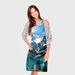 Фартук кулинарный КанадаБанф, цвет: 3D-принт — фото 2