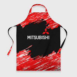 Фартук Mitsubishi размытые штрихи