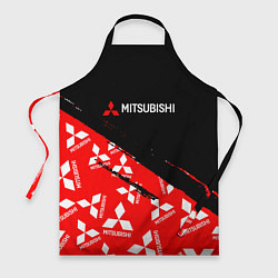 Фартук кулинарный Mitsubishi - Диагональ паттерн, цвет: 3D-принт