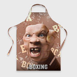 Фартук кулинарный Boxing - телесный, цвет: 3D-принт