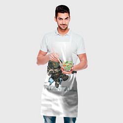 Фартук кулинарный Титанфол арт мультяшный TITANFALL, цвет: 3D-принт — фото 2