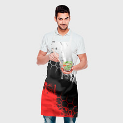 Фартук кулинарный ТЕСЛА TESLA ЭЛЕКТРОМОБИЛИ, цвет: 3D-принт — фото 2