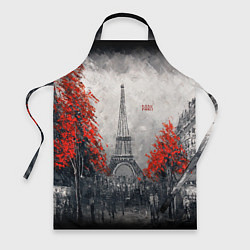 Фартук кулинарный PARIS, цвет: 3D-принт