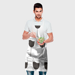 Фартук кулинарный Кому коктейль?, цвет: 3D-принт — фото 2