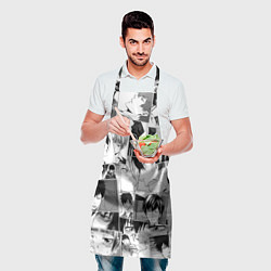 Фартук кулинарный Psycho Pass pattern, цвет: 3D-принт — фото 2
