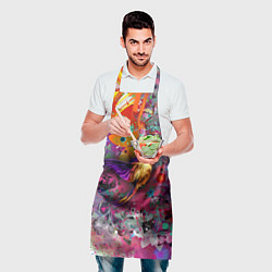 Фартук кулинарный Колибри Floral Pattern, цвет: 3D-принт — фото 2