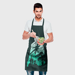 Фартук кулинарный Uncharted Силуэт, цвет: 3D-принт — фото 2