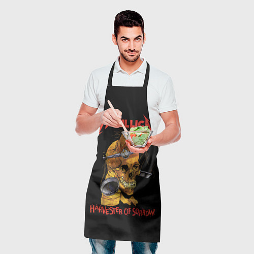 Фартук METALLICA - HARVESTER OF SORROW / 3D-принт – фото 2