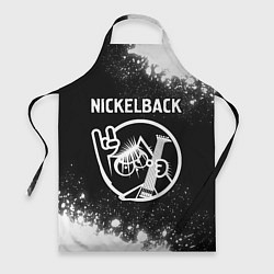 Фартук кулинарный Nickelback КОТ Брызги, цвет: 3D-принт