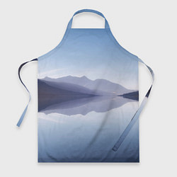 Фартук кулинарный Горы Озеро Туман, цвет: 3D-принт