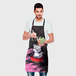 Фартук кулинарный Алиса КОШКА Краски, цвет: 3D-принт — фото 2