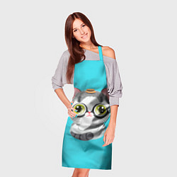 Фартук кулинарный CAT IN A HAT, цвет: 3D-принт — фото 2