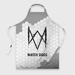 Фартук кулинарный Watch Dogs Glitch на темном фоне FS, цвет: 3D-принт