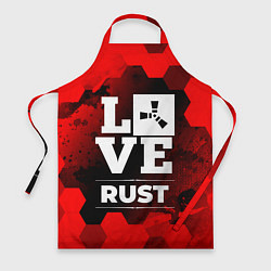Фартук кулинарный Rust Love Классика, цвет: 3D-принт