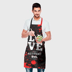 Фартук кулинарный Resident Evil Love Классика, цвет: 3D-принт — фото 2