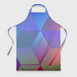 Фартук кулинарный Крупные квадраты, цвет: 3D-принт